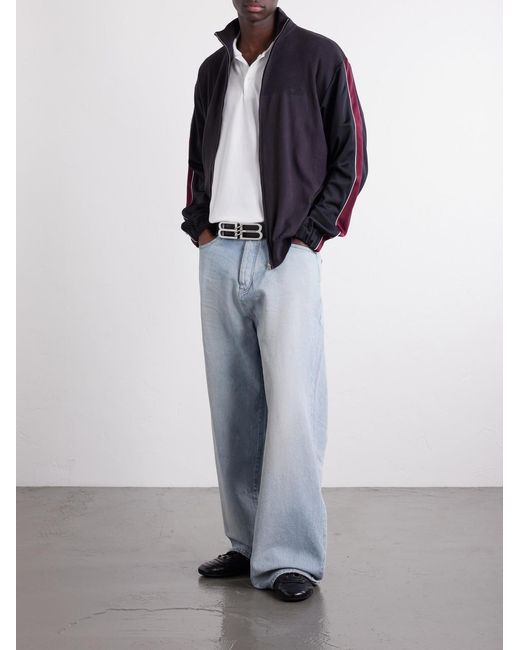 Balenciaga Blue Wide-leg Jeans for men