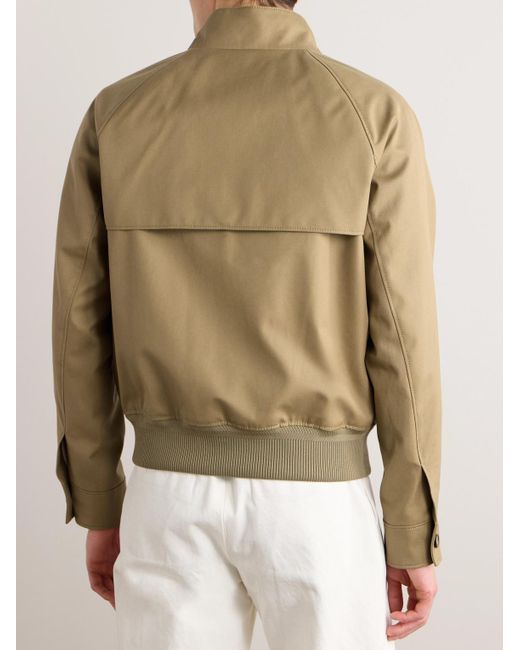 Loro Piana Natural Cotton-gabardine Harrington Jacket for men