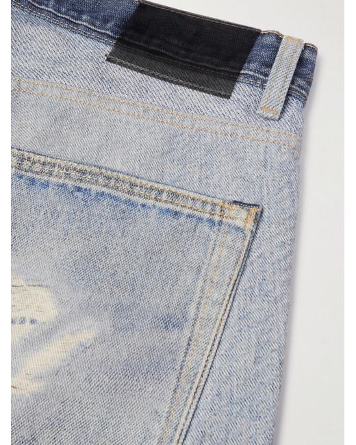 Jeans A Gamba Dritta Stampati Third Cut di Our Legacy in Blue da Uomo