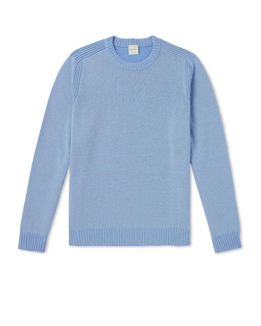 Paul Smith Blue Wool Sweater for men