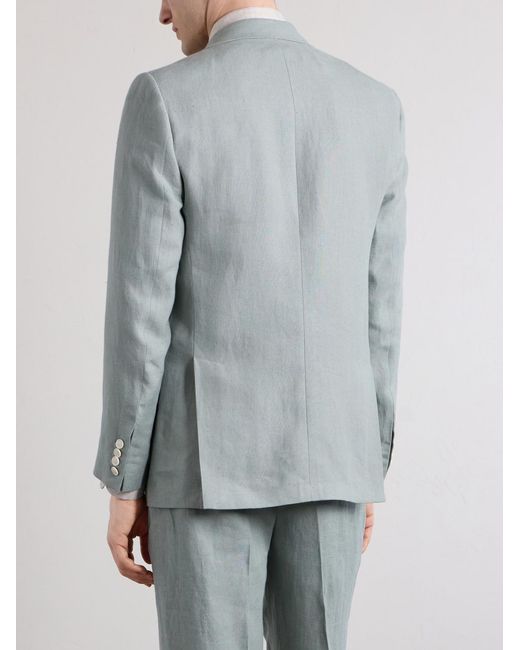 Favourbrook Gray Cooper Linen Suit Jacket for men