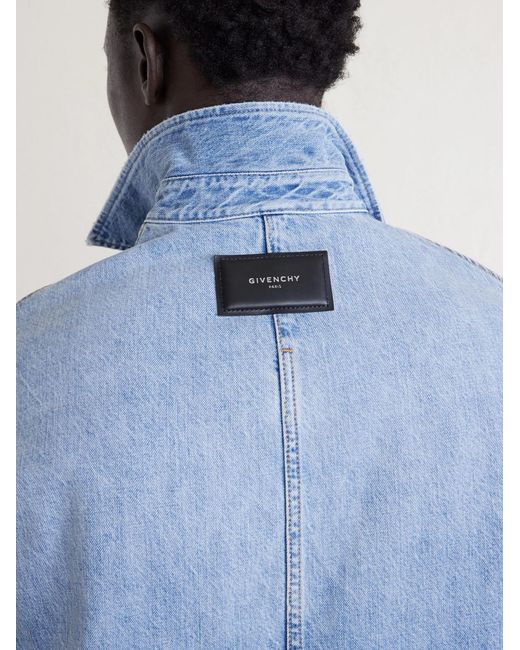 Givenchy Blue Denim Shirt for men