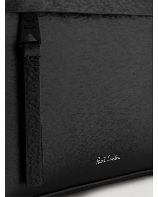 Paul Smith Umhängetasche aus strukturiertem Leder in Black für Herren
