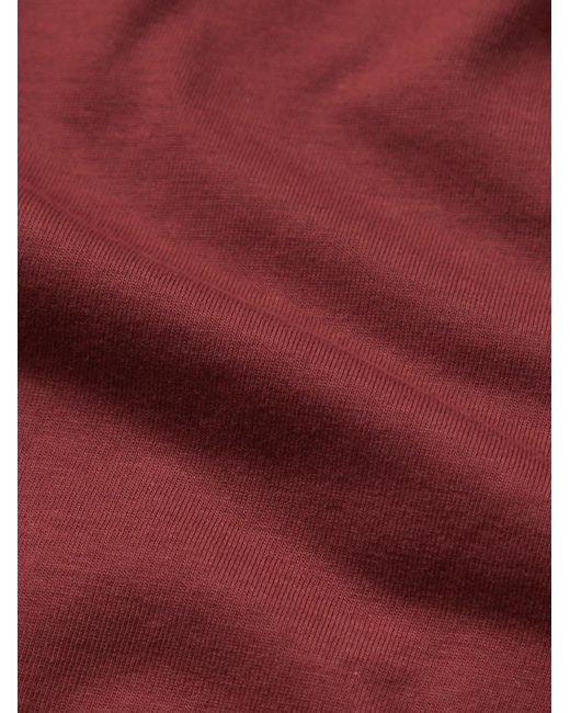 Hanro Red Living Cotton-jersey T-shirt for men