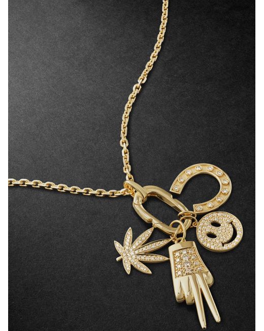 Sydney Evan Black Diamond Pendant Necklace for men