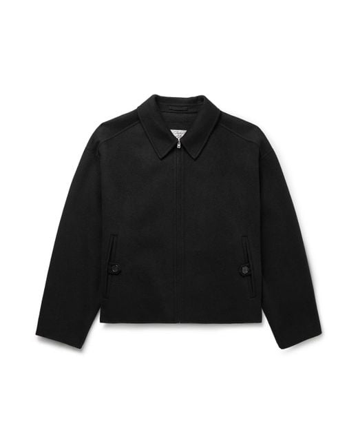 Acne Black Doveo Double-Faced Wool And Cashmere-Blend Felt Jacket for men