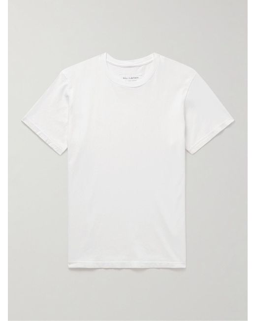 Nili Lotan White Bradley Cotton-Jersey T-Shirt for men