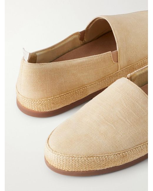 Mulo Natural Canvas Espadrilles for men