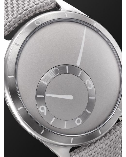 Ressence Black Type 9 Automatic 39Mm Titanium And Woven Watch for men