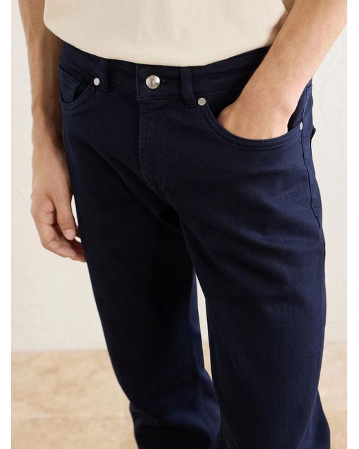 Peter Millar Blue Fairfield Straight-leg Garment-dyed Jeans for men