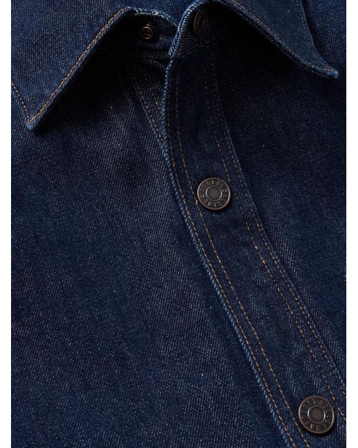 Agolde Blue Corwin Denim Shirt for men