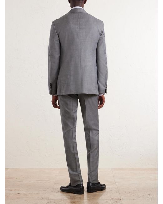 Tom Ford Gray Shelton Super 110S Wool Suit Jacket for men