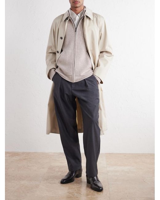 James Perse Pink Cashmere Zip-Up Cardigan for men