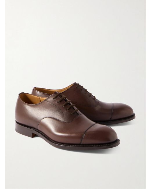Church's Brown Consul Leather Oxford Shoes for men