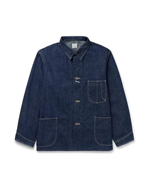 Orslow Blue 1940s Denim Jacket for men