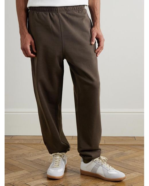 Canada Goose Gray Rove Logo-Appliquéd Cotton-Jersey Sweatpants for men