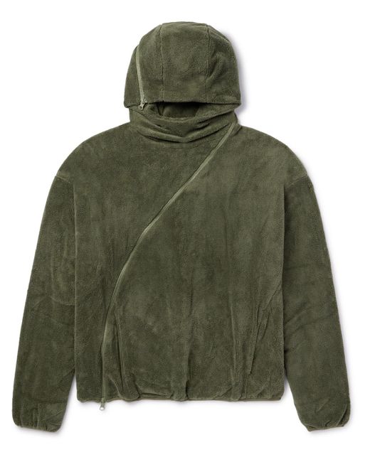 Post Archive Faction PAF Green 5.1 Fleece Zip-up Hoodie for men