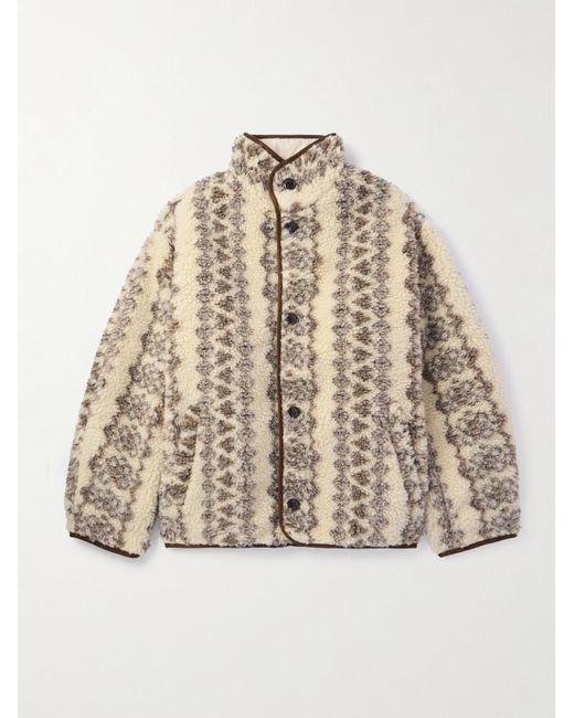 Isabel Marant Natural Madeo Fleece Jacket for men