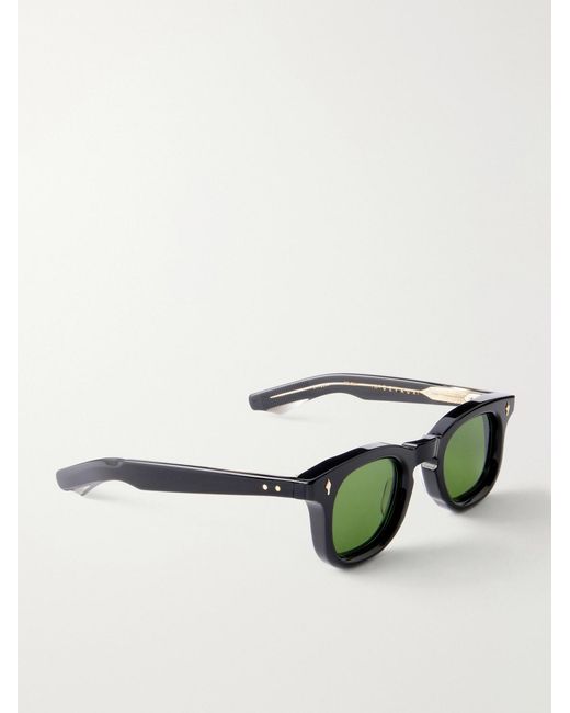 Jacques Marie Mage Green Devaux Round-Frame Acetate Sunglasses for men
