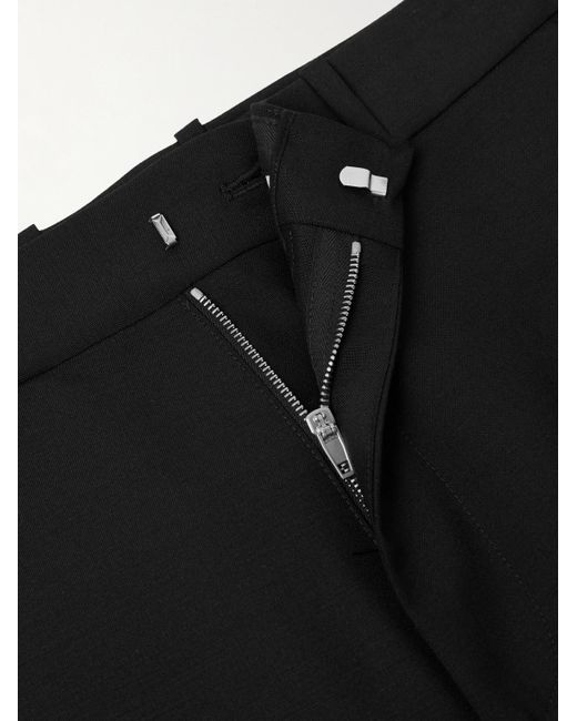 Loewe Ausgestellte Hose aus einer Woll-Mohairmischung in Black für Herren