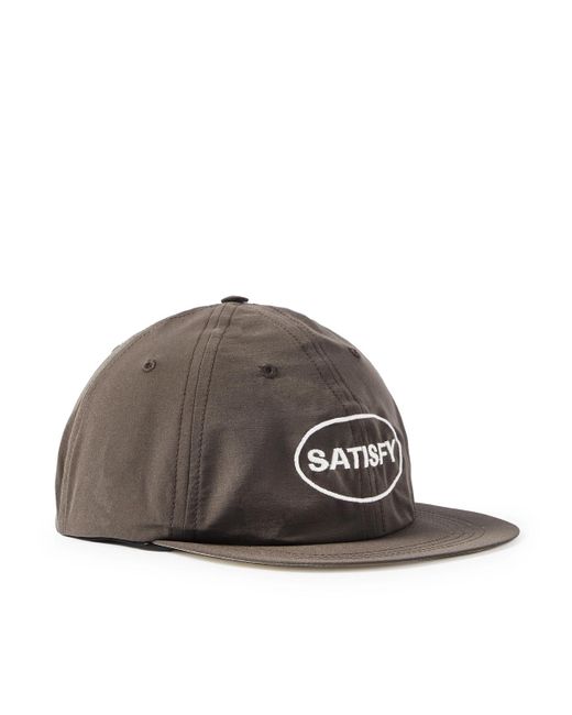 Satisfy Brown Logo-embroidered Peaceshelltm Cap for men
