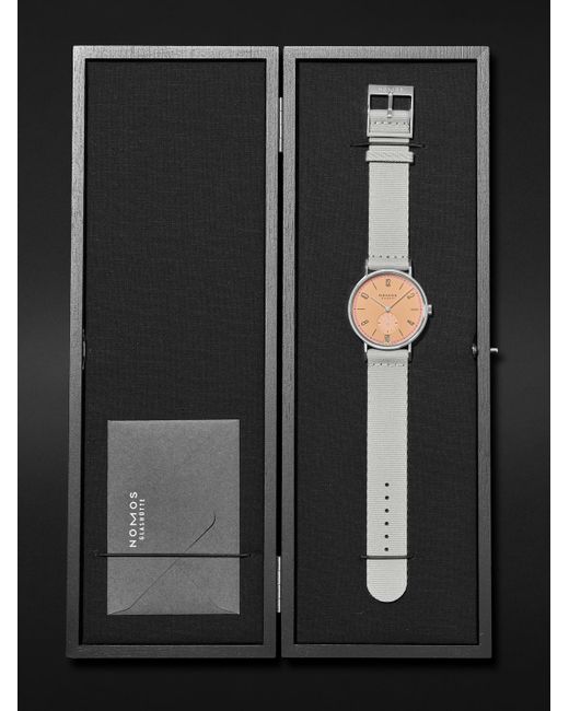 Orologio A Carica Manuale 37,5 Mm di Nomos in Black da Uomo