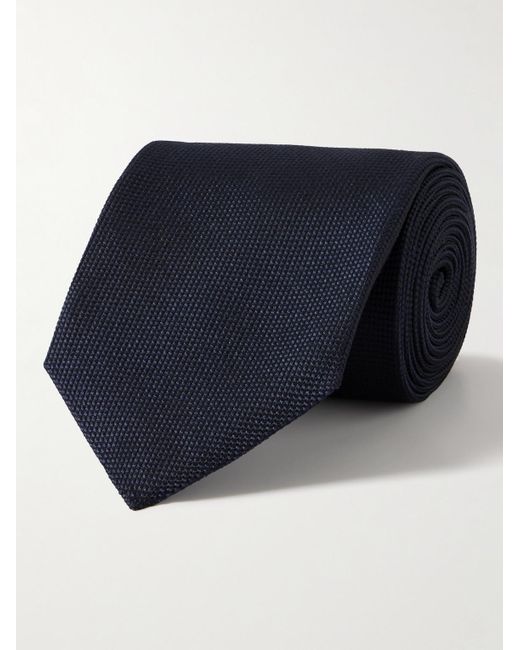 Tom Ford Blue 7cm Silk-jacquard Tie for men