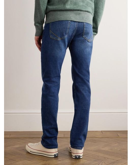 Incotex Blue Straight-leg Jeans for men