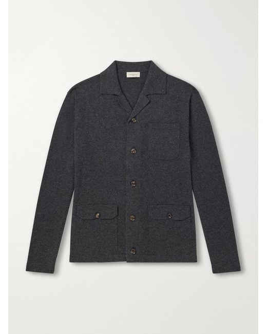 Piacenza 1733 Blue Cashmere Cardigan for men
