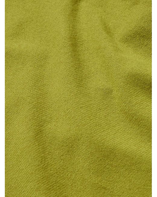 Loro Piana Green Dolcevita Baby Cashmere Rollneck Sweater for men