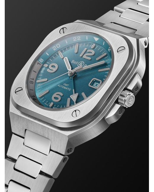 Bell & Ross Black Br 05 Automatic 41Mm Stainless Steel Watch, Ref. No. Br05G-Pb-St/Sst for men