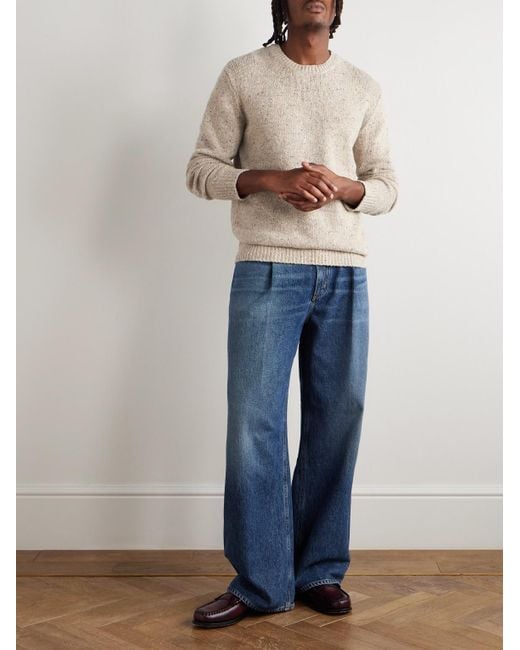 Hartford White Wool-blend Sweater for men