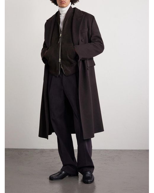 Tom Ford Black Suede Bomber Jacket for men