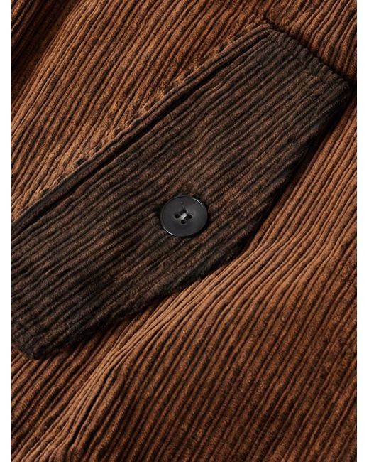 Agolde Brown Torres Cotton-Blend Corduroy Jacket for men