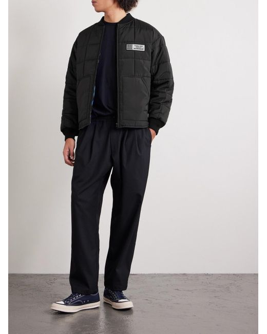 Neighborhood Black Reversible Padded Shell Jacket for men