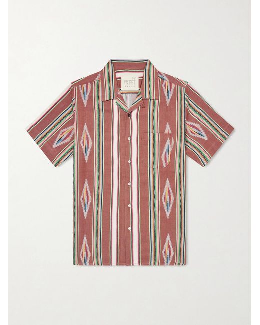 Lamar Cotton Shirt di Kardo in Red da Uomo