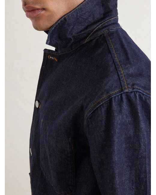 NN07 Blue Morgan 1843 Denim Overshirt for men