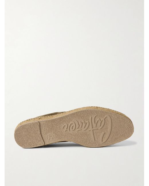 Castaner Green Nacho Suede Espadrilles for men