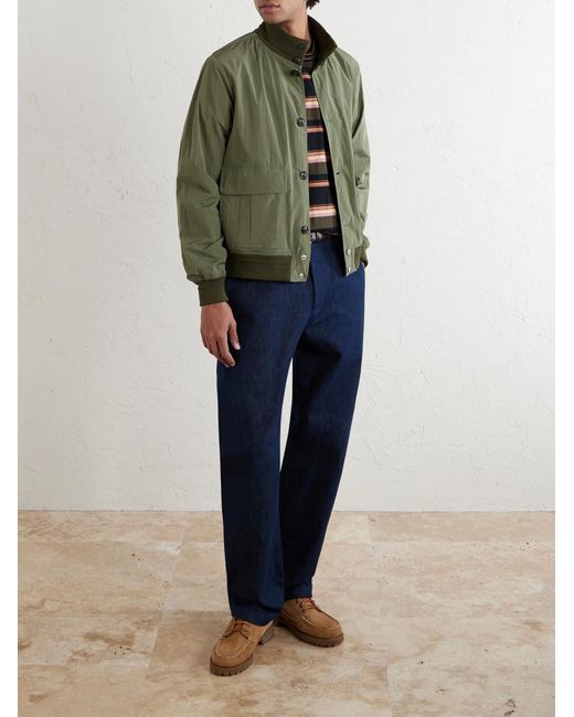 Valstar Green Ino Shell Bomber Jacket for men