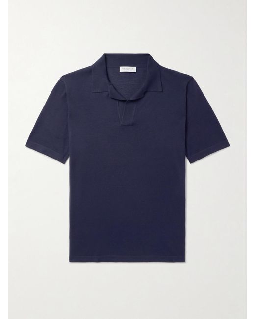 Polo di Gabriela Hearst in Blue da Uomo