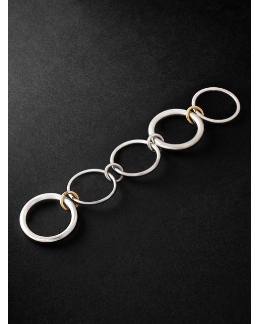 Spinelli Kilcollin Black Vela Sg 18-karat Gold And Sterling Silver Ring for men