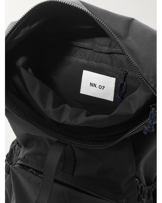 NN07 Black 9019 Recycled-Ripstop Backpack for men