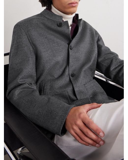 Dunhill Gray Reversible Wool-blend Jacket for men