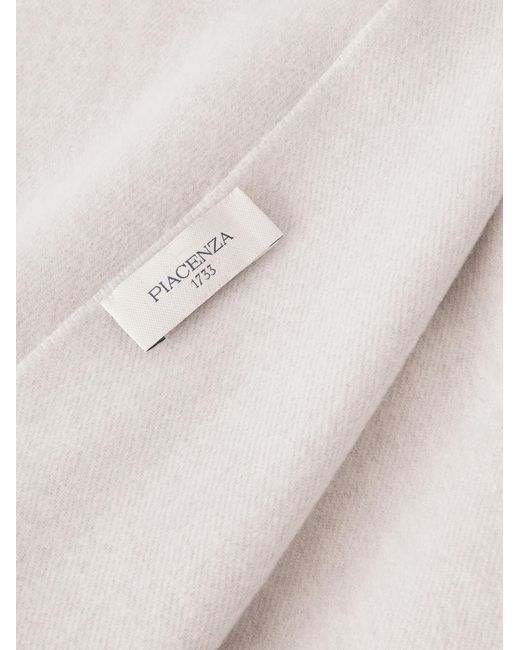 Piacenza 1733 Natural Roger Virgin Wool Scarf for men