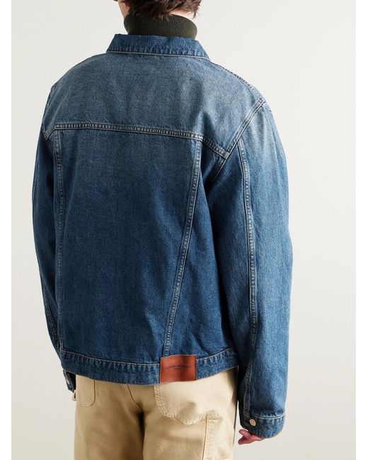 Officine Generale Blue Loick Denim Jacket for men