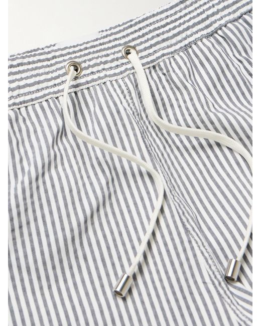 Shorts Da Mare Medi A Gamba Dritta di Sunspel in Gray da Uomo