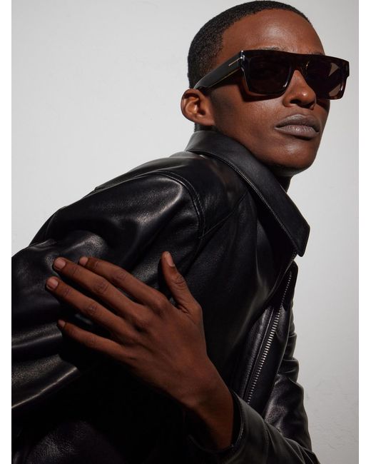 Tom Ford Multicolor Square-Frame Acetate Sunglasses for men