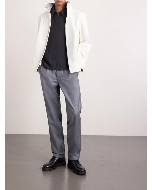 Sease White Cruise 2.0 Linen Hooded Jacket for men