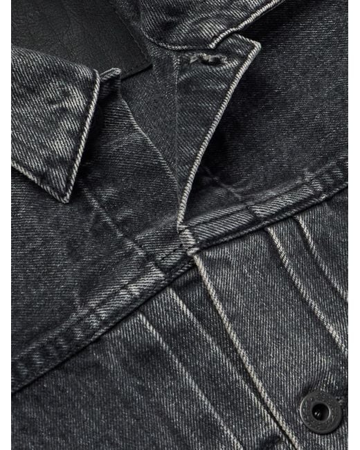 Orslow Blue Type 1 Washed Selvedge Denim Jacket for men