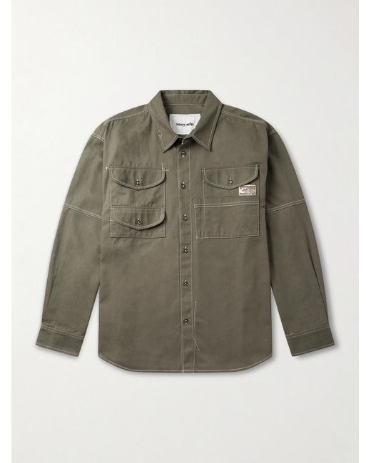STORY mfg. Green Organic Cotton-Twill Shirt for men